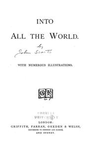 Cover of: Into all the world