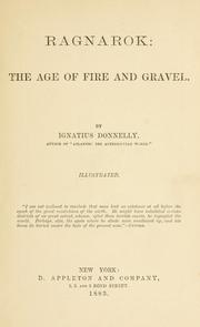 Cover of: Ragnarok: the age of fire and gravel.