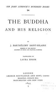 Cover of: The Buddha and his religion by J. Barthélemy Saint-Hilaire