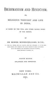 Cover of: Brāhmanism and Hindūism : or, Religious thought and life in India by Sir Monier Monier-Williams