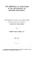 Cover of: The principles of absolutism in the metaphysics of Bernard Bosanquet ...