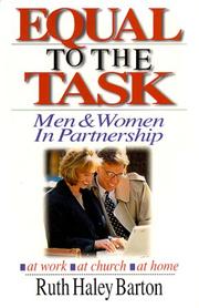 Cover of: Equal to the task: men & women in partnership