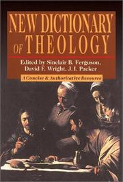 Cover of: New dictionary of theology