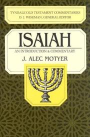 Cover of: Isaiah: An Introduction and Commentary (Tyndale Old Testament Commentaries)