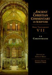 Cover of: 1-2 Corinthians (Ancient Christian Commentary on Scripture) by 