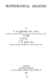 Cover of: Mathematical drawing