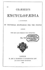 Cover of: Chambers's encyclopaedia by with maps and numerous wood engravings.