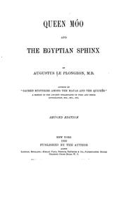 Cover of: Queen Móo and the Egyptian sphinx: by Augustus Le Plongeon