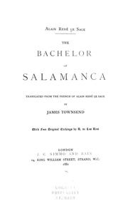 Cover of: The bachelor of Salamanca