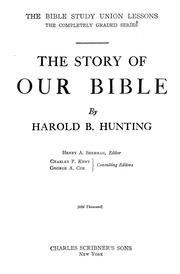 Cover of: The story of our Bible