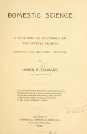 Cover of: Domestic science by James Edward Talmage