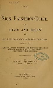 Cover of: The sign painter's guide