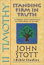 Cover of: II Timothy by John R. W. Stott