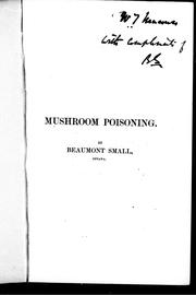 Cover of: Mushroom poisoning