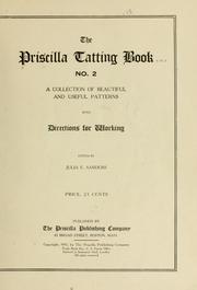 Cover of: The Priscilla tatting book ... by 