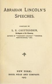 Cover of: Abraham Lincoln