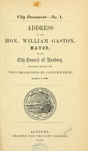 Cover of: [City documents, 1847-1867] by Roxbury (Boston, Mass.). Municipal government.
