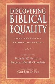 Cover of: Discovering Biblical Equality: Complementarity Without Hierarchy