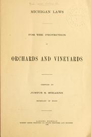 Cover of: Michigan laws for the protection of orchards and vineyards. by Michigan.