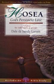 Cover of: Hosea: God's Persistent Love (Lifeguide Bible Studies)