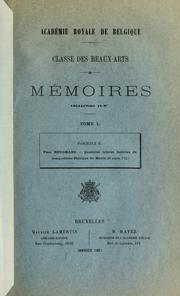 Cover of: Quatorze lettres inédites du compositeur Philippe de Monte, publiées par Paul Bergmans.