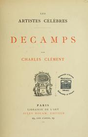 Cover of: Decamps