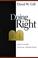 Cover of: Doing Right