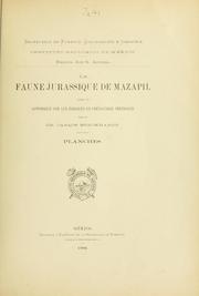 Cover of: La faune jurassique de Mazapil, avec un apendice sur les fossiles du crétacique inférieur by Carl Emanuel Burckhardt