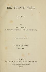 Cover of: The tutor's ward: a novel