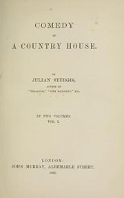 Cover of: Comedy of a country house