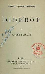 Cover of: Diderot