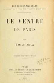 Cover of: Le ventre de Paris. by Émile Zola