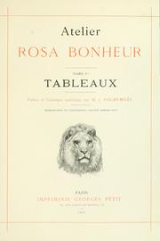 Cover of: Atelier Rosa Bonheur by Rosa Bonheur