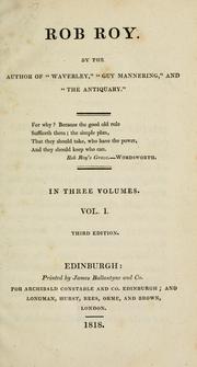 Cover of: Rob Roy by Sir Walter Scott