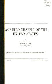 Cage-bird traffic of the United States Henry Oldys