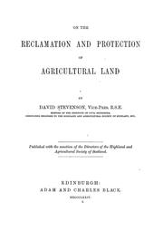 Cover of: On the reclamation and protection of agricultural land