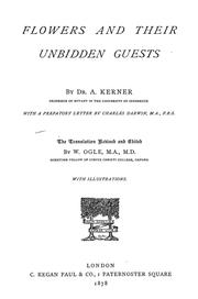 Cover of: Flowers and their unbidden guests by Kerner, Anton Joseph Ritter von Marilaun
