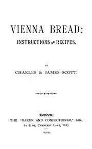 Cover of: Vienna bread: instructions and recipes
