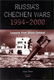 Cover of: Russia's Chechen wars 1994-2000: lessons from urban combat