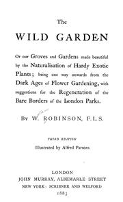 Cover of: The wild garden | Robinson, W.