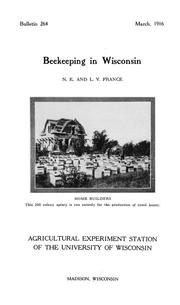 Cover of: Beekeeping in Wisconsin by N. E. France