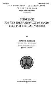 Cover of: Guidebook for the identification of woods used for ties and timbers