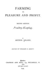 Cover of: Farming for pleasure and profit | Arthur Roland