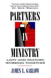 Cover of: Partners in ministry: laity and pastors working together