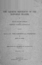 Cover of: The commercial fisheries [of the Hawaiian Islands]