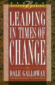 Cover of: Leading in Times of Change (Beeson Pastoral Series)