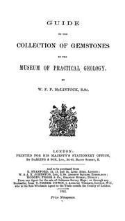 Cover of: Guide to the collection of gemstones in the Museum of Practical Geology