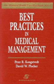 Cover of: Best practices in medical management