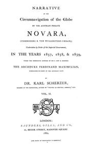 Cover of: Narrative of the circumnavigation of the globe by the Austrian frigate Novara by Scherzer, Karl Ritter von