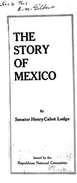 Cover of: The story of Mexico